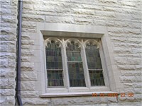 Before and after photos of St. Ignatius Church in NYC